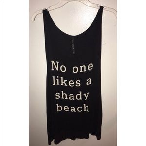 Loose fitting tank top